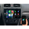 9-Zoll Android Autoradio für VW Caddy, Golf 5 Plus, Golf 6 mit Wireless Apple CarPlay & Android Auto, Blitzer.de PRO Integration, 4x100W Class-D Verstärker und Head-up-Display