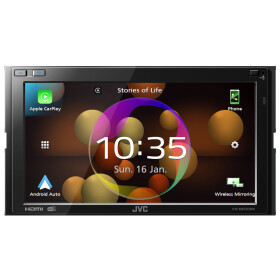 JVC KW-M875DBW - Doppel-DIN MP3-Autoradio mit Touchscreen...