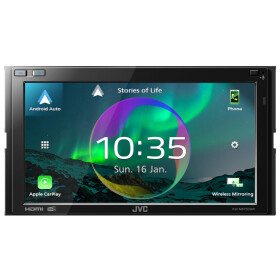 JVC KW-M875DBW - Doppel-DIN MP3-Autoradio mit Touchscreen...