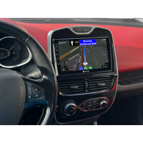 Dynavin 9-Zoll (22,86cm) Android Autoradio für Renault Clio IV mit Wireless Apple CarPlay & Android Auto, Blitzer.de PRO Integration, 4x100W Class-D Verstärker und Head-up-Display