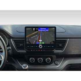 Dynavin 10,1-Zoll Android Autoradio für Renault Trafic / Renault Kangoo mit Wireless Apple CarPlay & Android Auto, Blitzer.de PRO Integration, 4x100W Class-D Verstärker und Head-up-Display