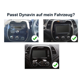 Dynavin 10,1-Zoll Android Autoradio für Renault Clio V mit Wireless Apple CarPlay & Android Auto, Blitzer.de PRO Integration, 4x100W Class-D Verstärker und Head-up-Display