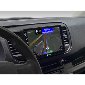 9-Zoll Android Autoradio für Toyota ProAce mit Wireless Apple CarPlay & Android Auto, Blitzer.de PRO Integration, 4x100W Class-D Verstärker und Head-up-Display