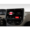 10,1-Zoll Android Autoradio für Peugeot 208 / 2008 mit Wireless Apple CarPlay & Android Auto, Blitzer.de PRO Integration, 4x100W Class-D Verstärker und Head-up-Display