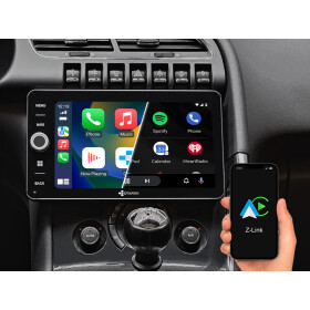 9-Zoll Android Autoradio für Peugeot 3008 mit Wireless Apple CarPlay & Android Auto, Blitzer.de PRO Integration, 4x100W Class-D Verstärker und Head-up-Display