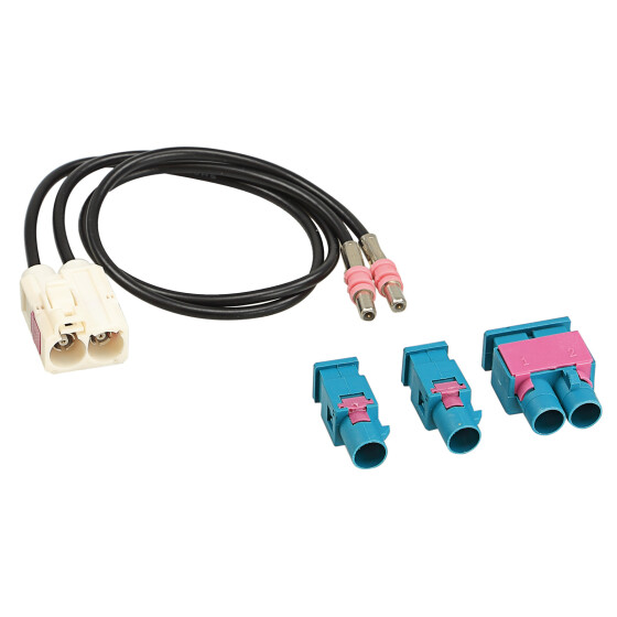 Antennenadapter Fakra(m)(Set) > Fakra B(f)(doppel) 1x Doppel / 2x Einzel