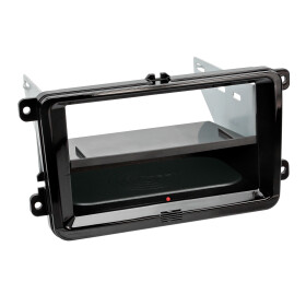 2-DIN RB Inbay® Seat / Skoda / VW Klavierlack schwarz