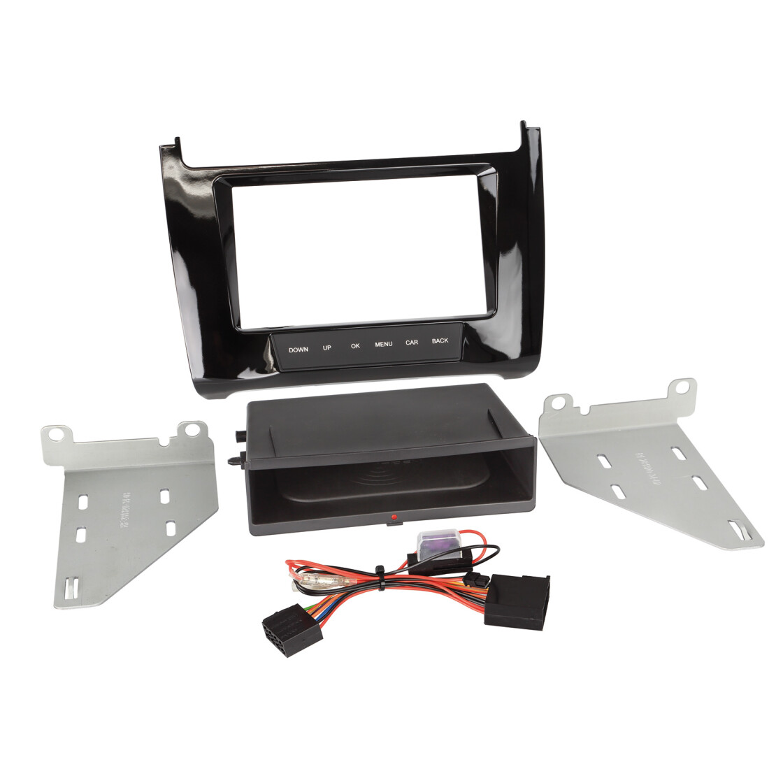 2-DIN Radio Mounting Kit – For Honda Civic 02/2012 On, Black, ACV 381130-18-1
