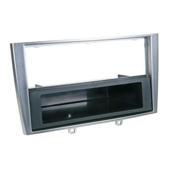 2-DIN Radioblende mit Fach Peugeot 308 / 308CC silber