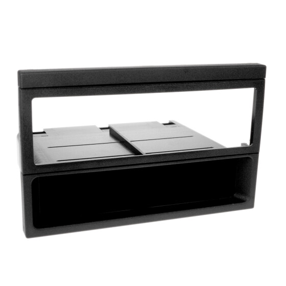 1-DIN Radioblende mit Fach Mazda MX-5 / 323 / 626 schwarz