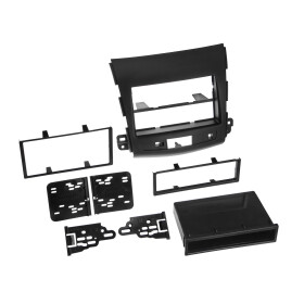 2-DIN Radioblende mit Fach Mitsubishi / Citroen / Peugeot...