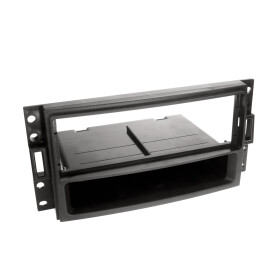 1-DIN Radioblende mit Fach Chevrolet / Hummer H3 schwarz