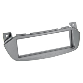 1-DIN Radioblende Suzuki Alto / Nissan Pixo 2009 > silber