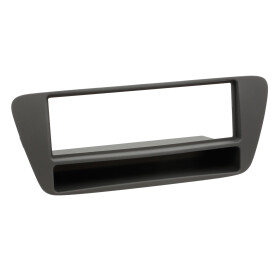 1-DIN Radioblende mit Fach Audi Q 3 2011 > schwarz