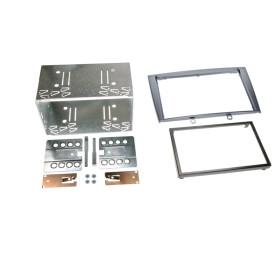 2-DIN Radioblende Peugeot 308 / 308 CC silber