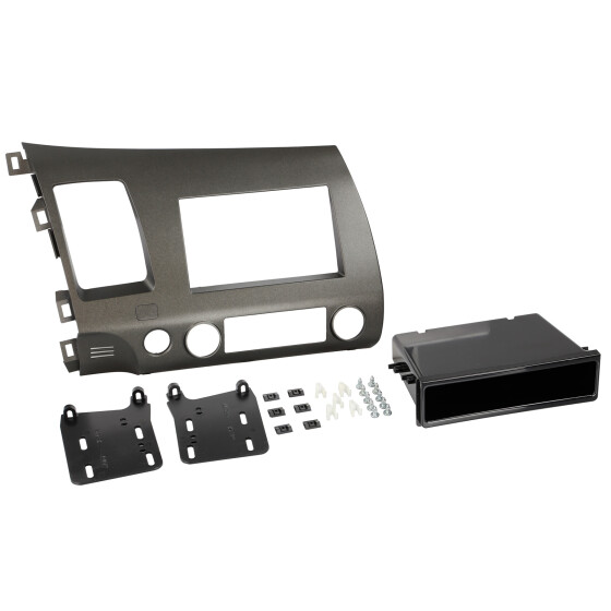 2-DIN Radioblende mit Fach Honda Civic Hybrid anthrazit