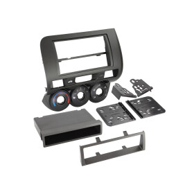 2-DIN Radioblende mit Fach Honda Fit 2006-2007 schwarz
