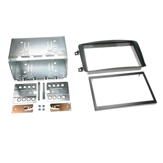 2-DIN Radioblende Mercedes C / CLK /G / Vito / Viano schwarz