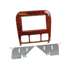 2-DIN Radioblende S Klasse (W220)  Holzoptik