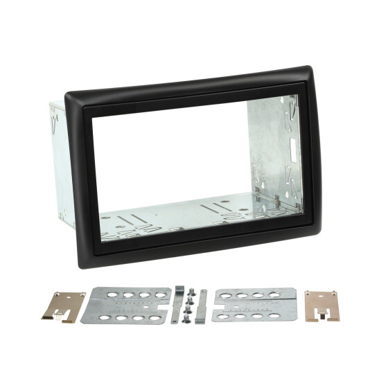 2-DIN Radioblende Renault Megane > schwarz