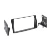 2-DIN Radioblende Toyota Corolla / Corolla Verso schwarz