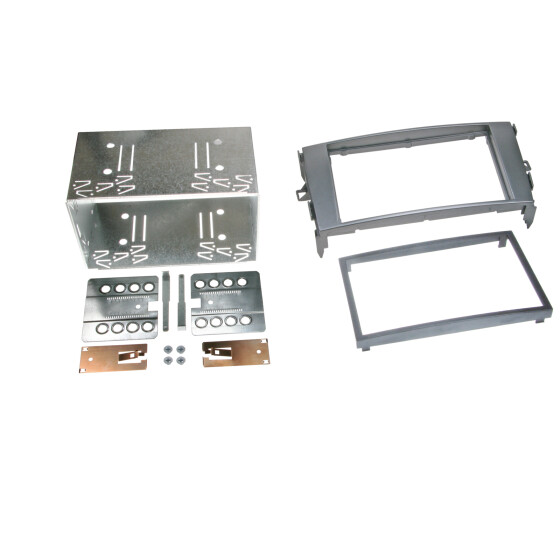 2-DIN RadioblendeToyota Auris / Verso > anthrazit grau