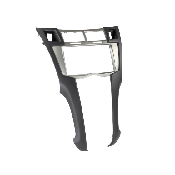 2-DIN Radioblende Toyota Yaris 2006->2011 silber