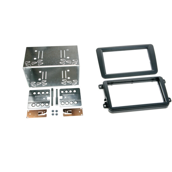 2-DIN Radioblende Seat / Skoda / VW schwarz