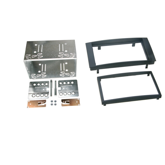 2-DIN Radioblende VW Touareg / T5 schwarz