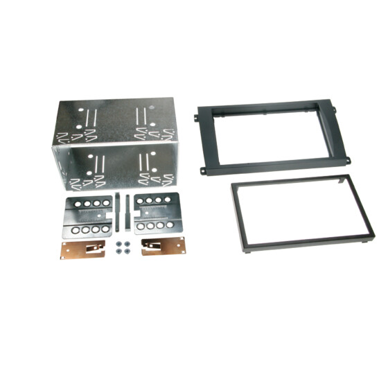 2-DIN Radioblende Porsche Cayenne schwarz