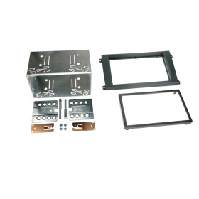 2-DIN Radioblende Porsche Cayenne schwarz