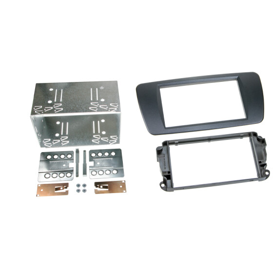 2-DIN Radioblende Seat Ibiza 2008 > 2015  azabache schwarz