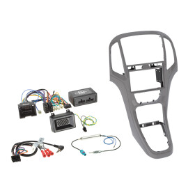 Opel 2-DIN Kit Astra J Titan Grey