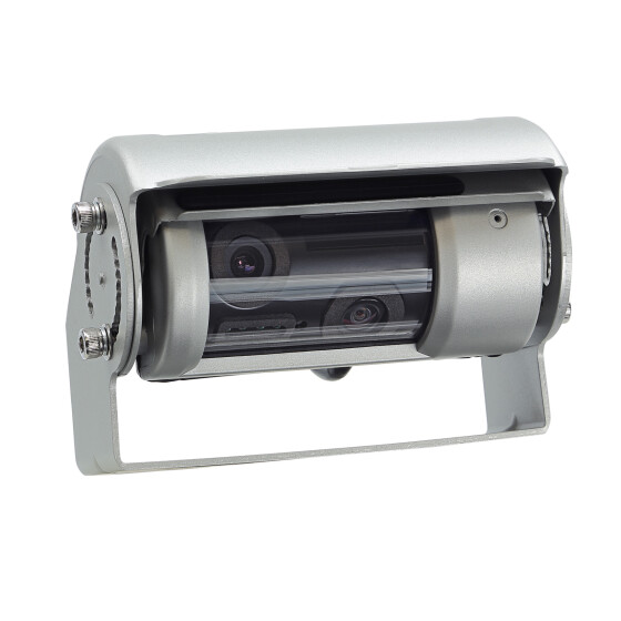 Rückfahrkamera universal Doppelshutter mit Wischer 150°