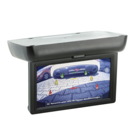 4,3" (10,92cm) Klappmonitor universal 2 Video Eingänge" 16:9 (1 RFK + 1 AV Eingang)