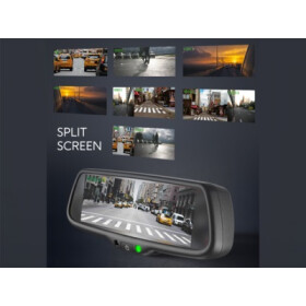 7.2" (18,28cm) Spiegelmonitor inkl. Spitscreen Funktion + 1AHD Eingang"